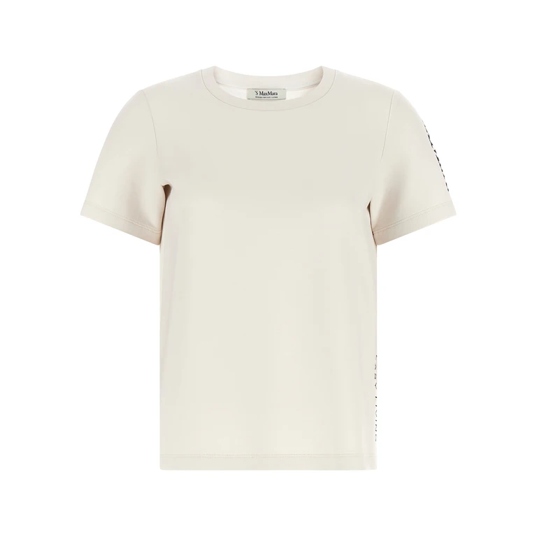 Beige Cotton T-Shirt - Women