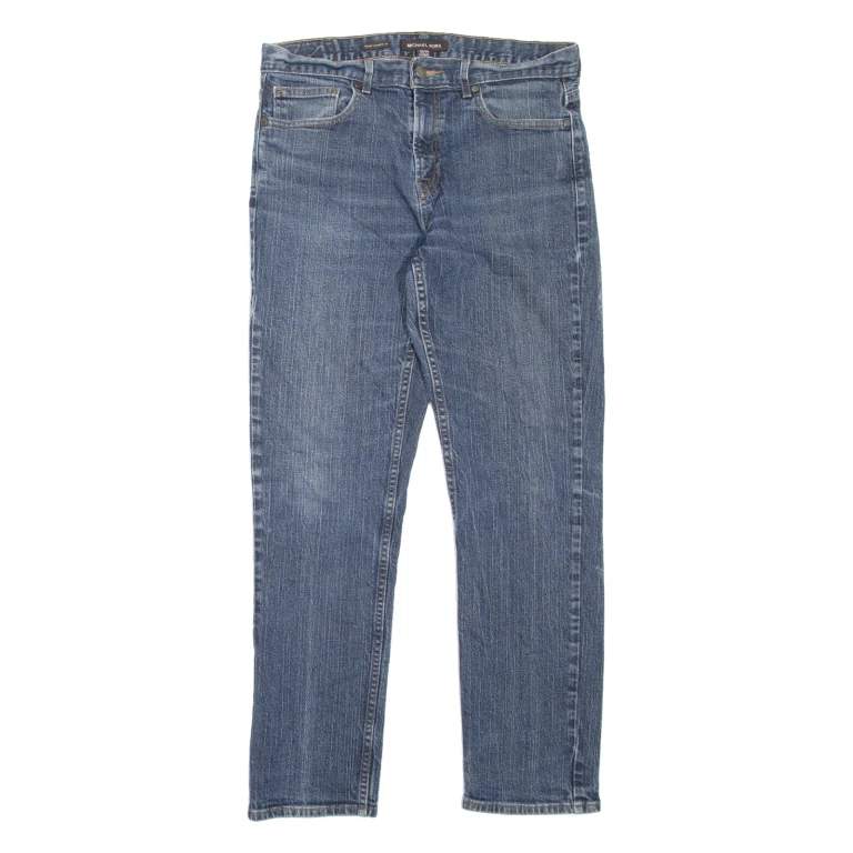 MICHAEL KORS Grant Classic Fit Mens Jeans Blue Slim Straight W30 L30
