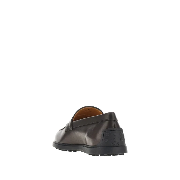 TODS Leather loafers with Gommini sole Man 6