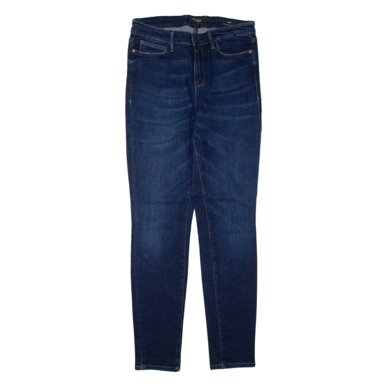 GUESS Womens Jeans Blue Regular Skinny W28 L30