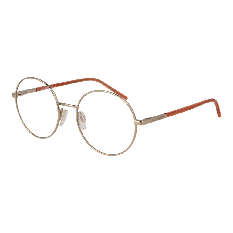 Love Moschino Gold Metal & Plastic Glasses (frames) Accessory - Women