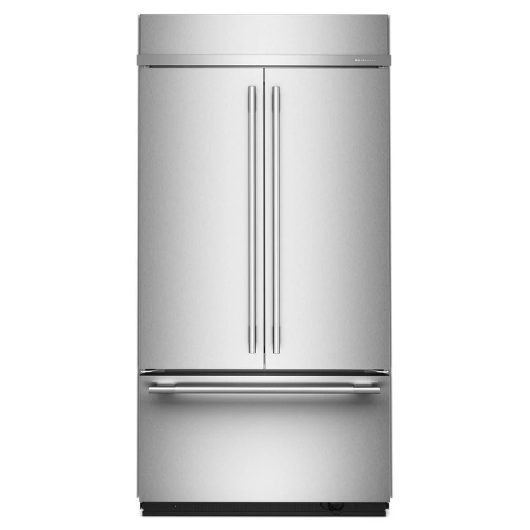 24.2 Cu. Ft. 42 in. Built-In French Door Bottom Mount Refrigerator w/ Signature Platinum Interior In Printshield Finish in Stainless Steel