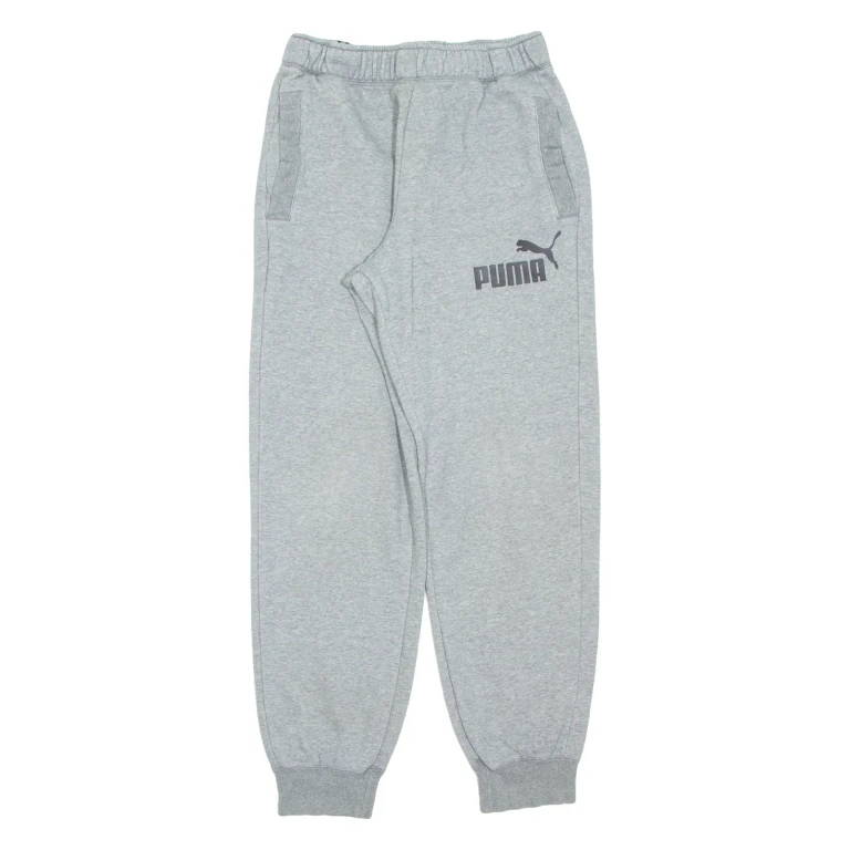 PUMA Womens Joggers Grey Tapered M W25 L29
