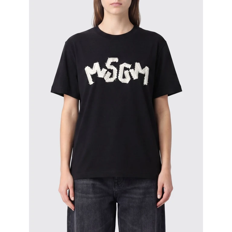 MSGM T-Shirt Woman color Black (4041MDM110D26700299)