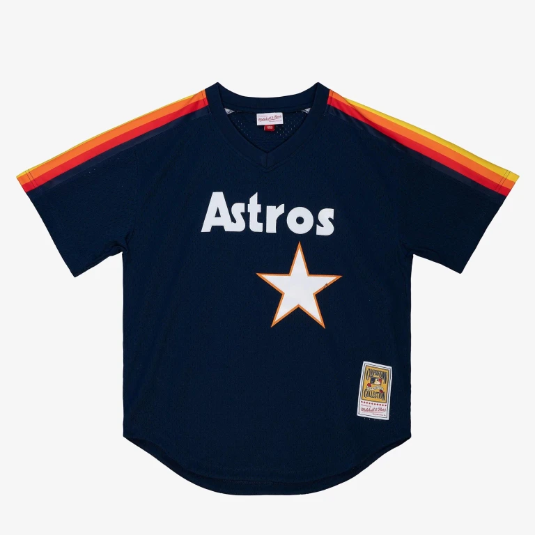 Men's MLB Authentic Bp Jersey - Pullover Astros 1991 Jeff Bagwell