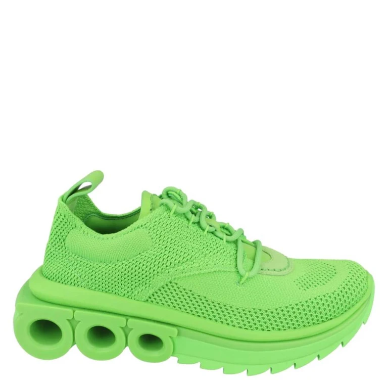 Ferragamo Nima Technical Knit Running Sneakers