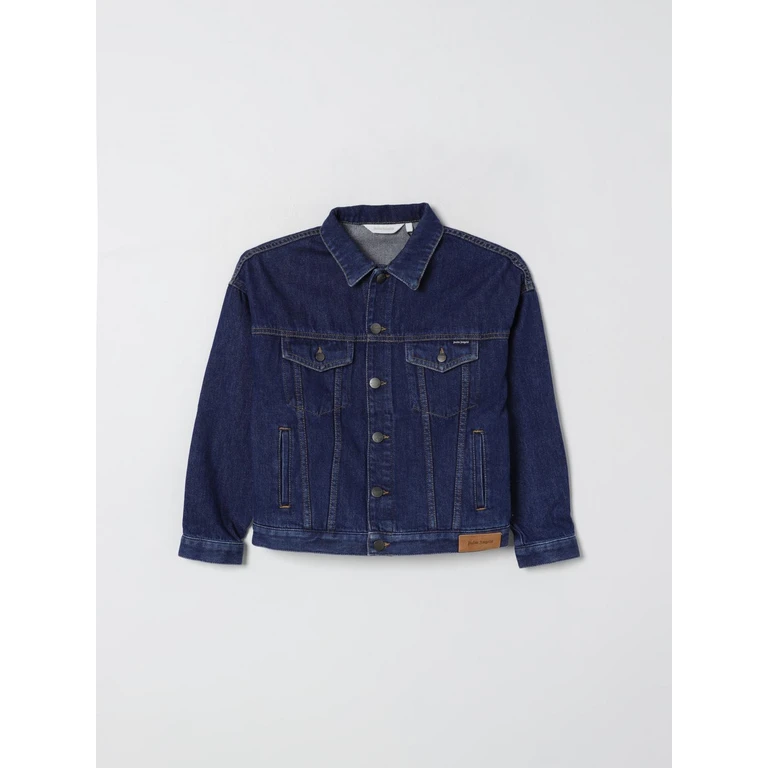 PALM ANGELS Jacket Kids color Blue (PBYE001F25DEN0014540)