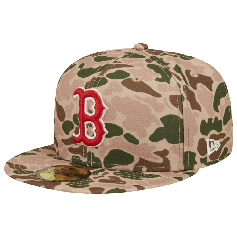 Men's MLB Boston Red Sox 5950 Duck Camo Ws04 Fitted