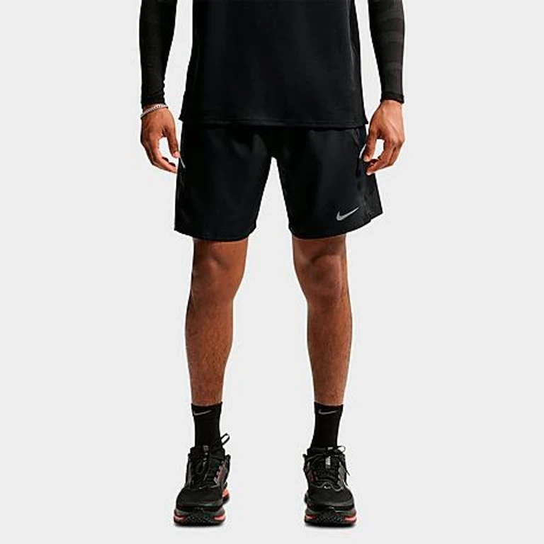 Nike Men's Miler Dri-FIT 7" Brief-Lined Running Shorts in Black Size: XS
