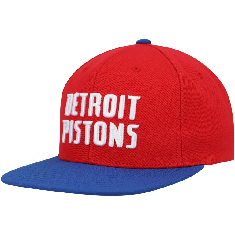 Men's NBA Core Basic Snapback Pistons Red-Royal