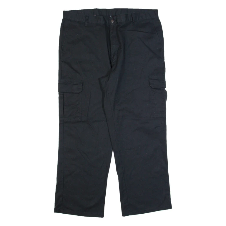 DICKIES Workwear Mens Trousers Black Regular Straight W40 L30
