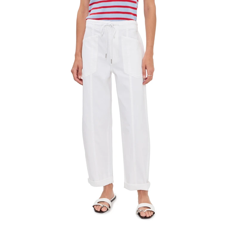 DAZE Villa Drawstring Barrel Pants Lamb 25