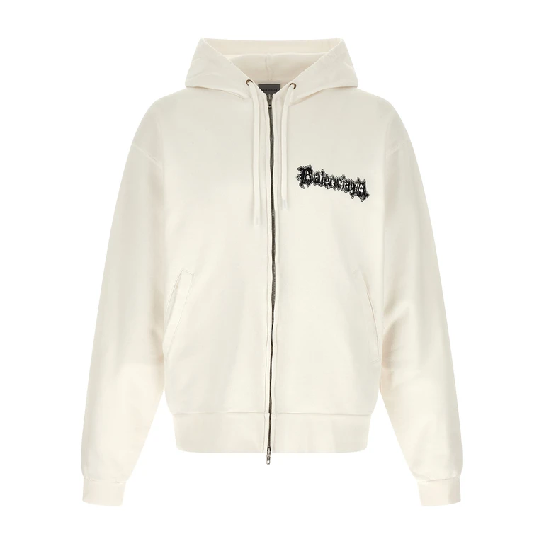 White Cotton Sweatshirt Clothing - Men