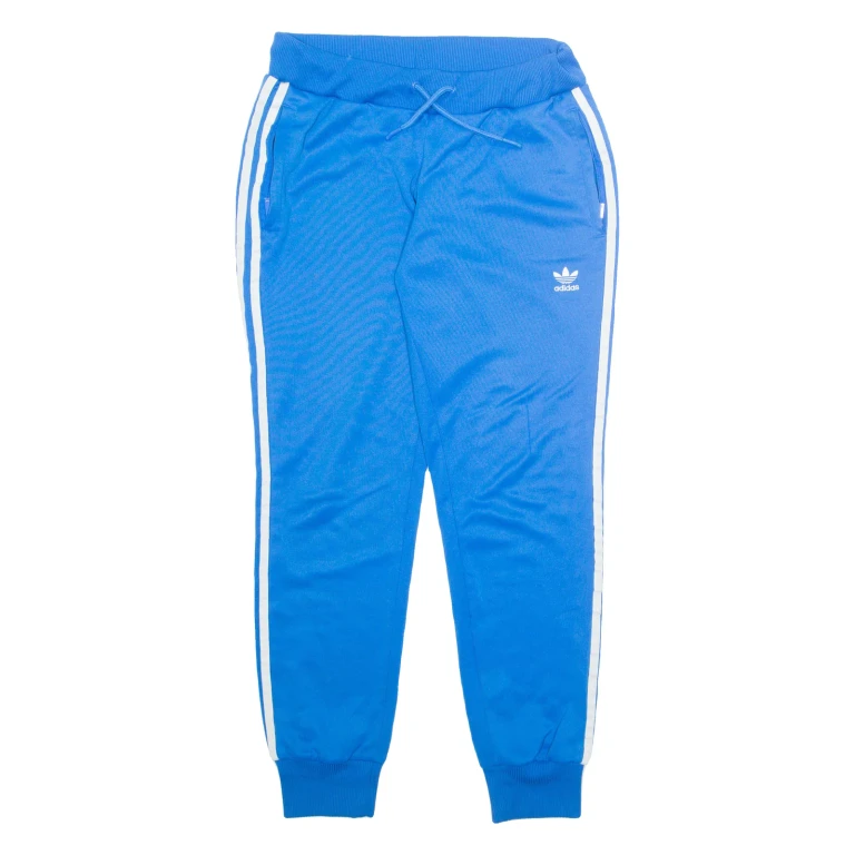 ADIDAS Womens Joggers Blue Tapered S W28 L29