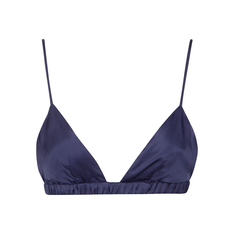 THE FRANKIE SHOP "Nina" Satin Bralette
