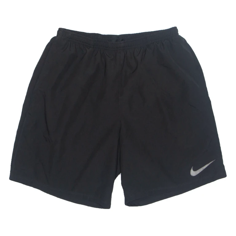NIKE Lined Mens Sports Shorts Black Relaxed M W26