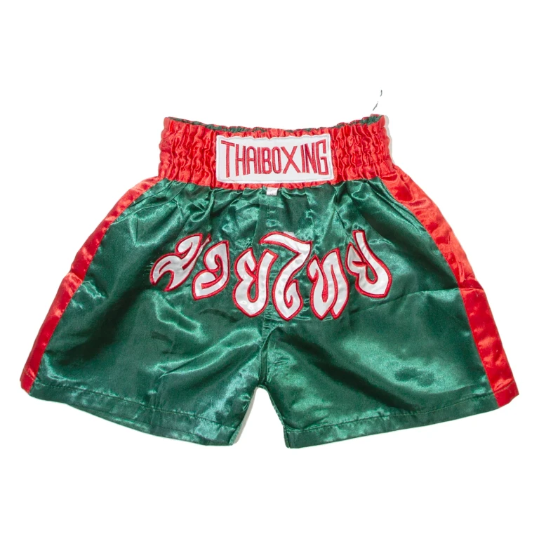 THAI BOXING Boxing Mens Sports Shorts Green S W9