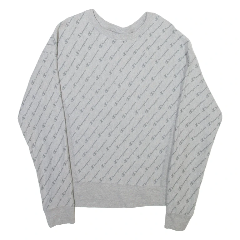 CHAMPION REVERSE WEAVE Mens Sweatshirt Grey S
