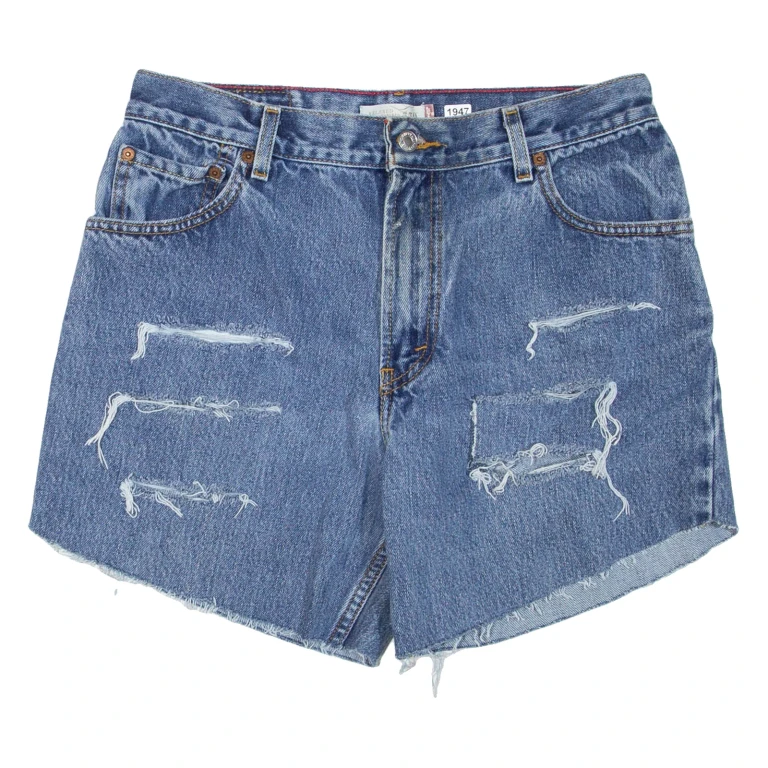 LEVI'S Womens Denim Shorts Blue M W30