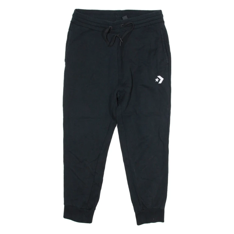 CONVERSE Womens Joggers Black Tapered S W30 L23
