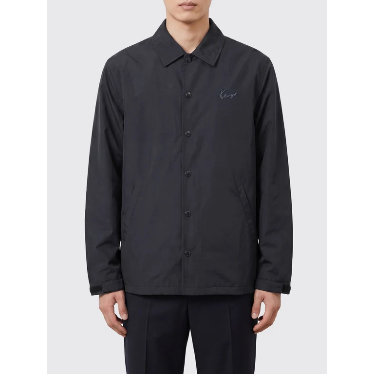 Waterproof Technical Fabric Shirt Jacket with Logo (FG65BL0619NI99)