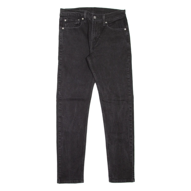 LEVI'S 512 Jeans Mens Black Slim Tapered W31 L29