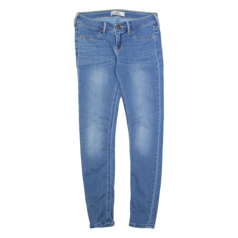 HOLLISTER Womens Jeans Blue Slim Tapered Stone Wash W26 L27