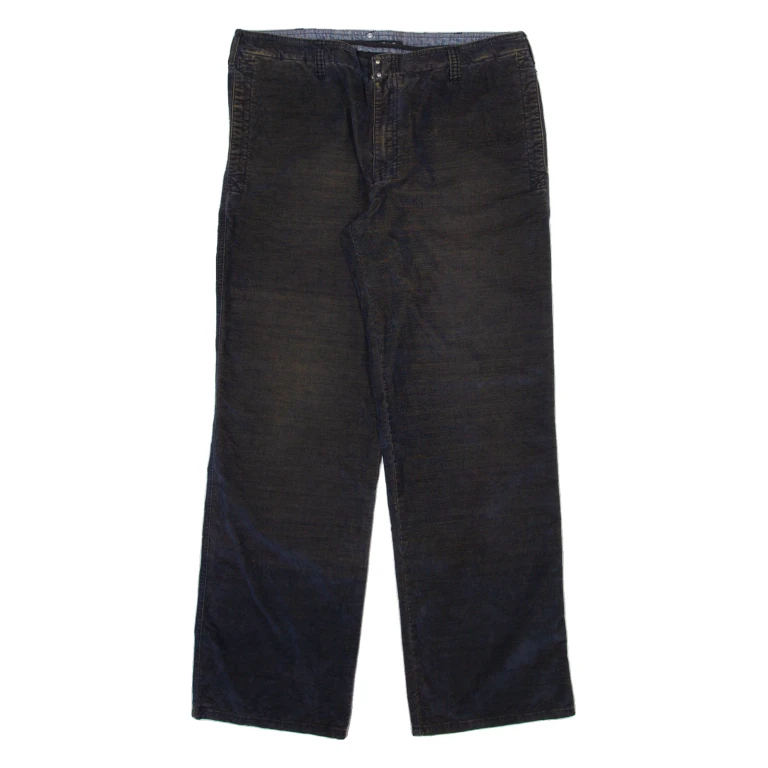 DKNY Mens Trousers Blue Regular Straight W36 L33