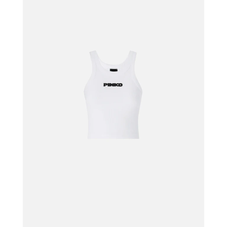 Pinko - Débardeur cropped à logo PINKO - XS
