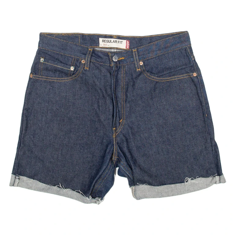 LEVI'S 505 Womens Denim Shorts Blue M W32