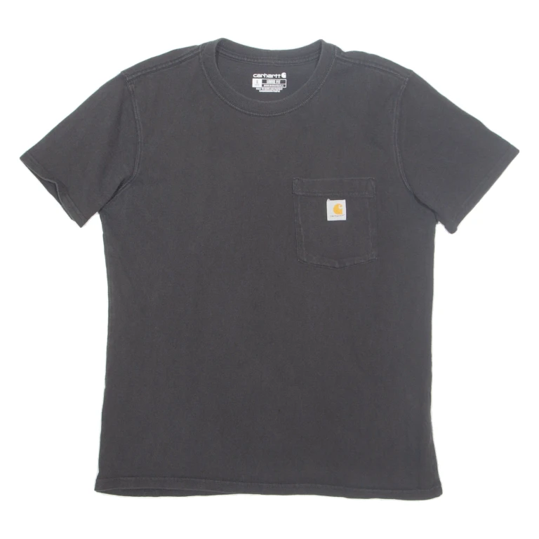 CARHARTT Mens T-Shirt Black S