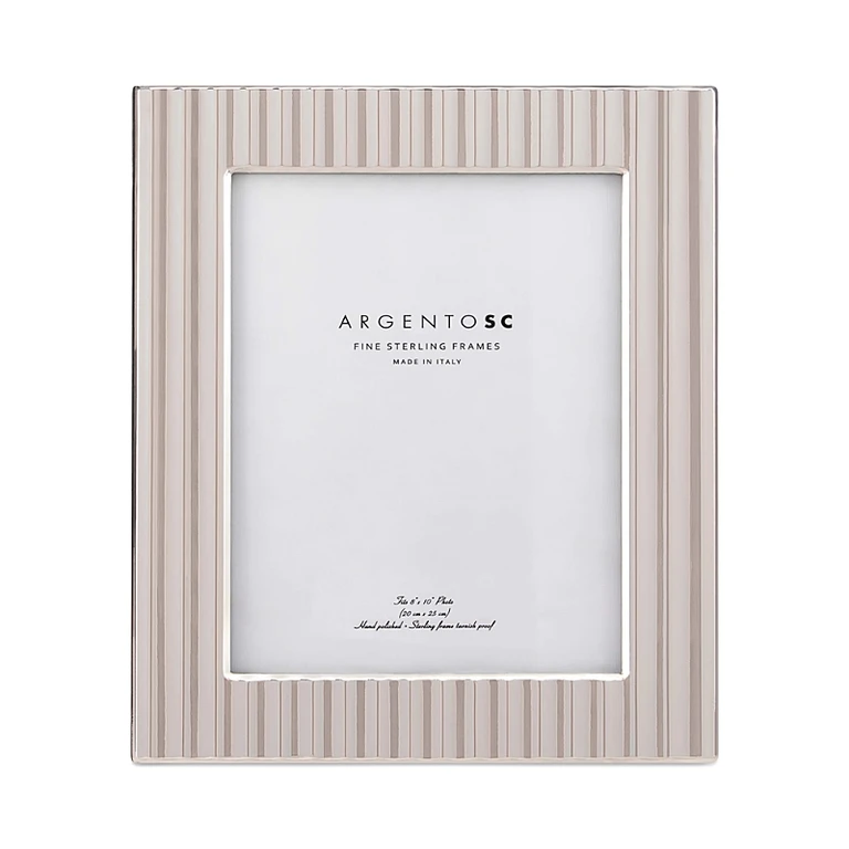 Argento Sc Fluted Sterling Silver Picture Frame, 8 x 10