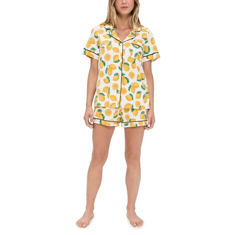 BedHead PJs Main Squeeze Shorty Pajama Set Main Squeeze XS