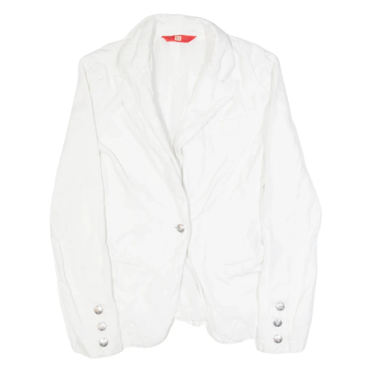 LIU JO Womens Blazer Jacket White XS