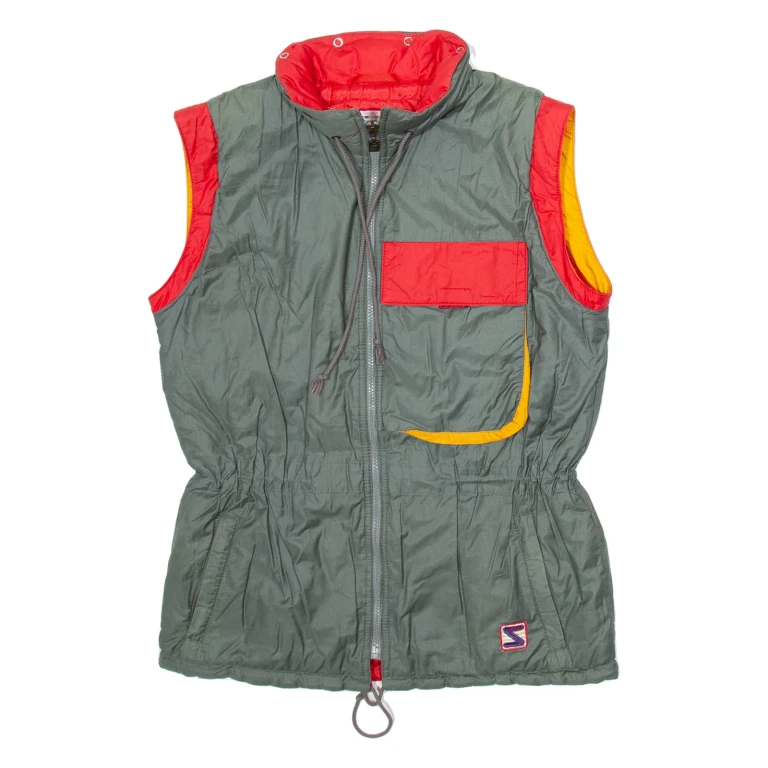 SKIZA Mens Puffer Gilet Grey M