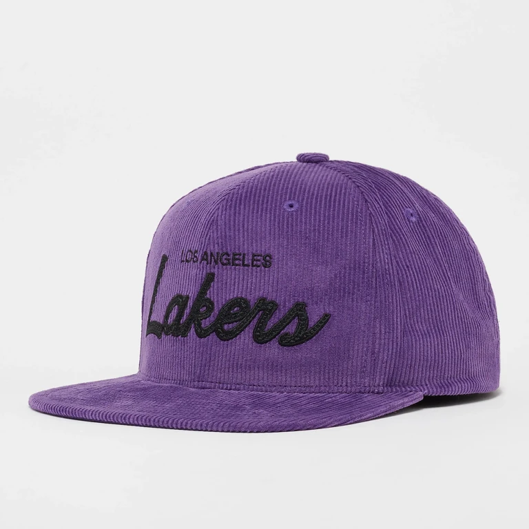 Men's NBA Cord Snapback Lakers Snapback Caps