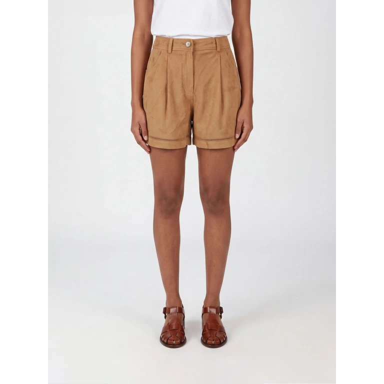 Shorts Woman color Brown (D48EP063E92MOU)