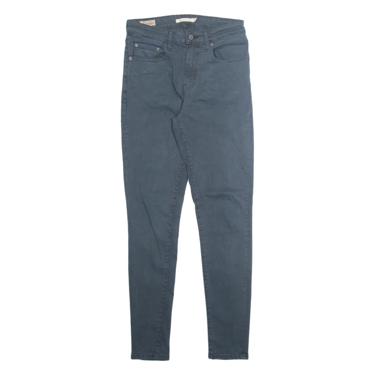 LEVI'S 721 Big E Womens Jeans Blue Slim Skinny W28 L30