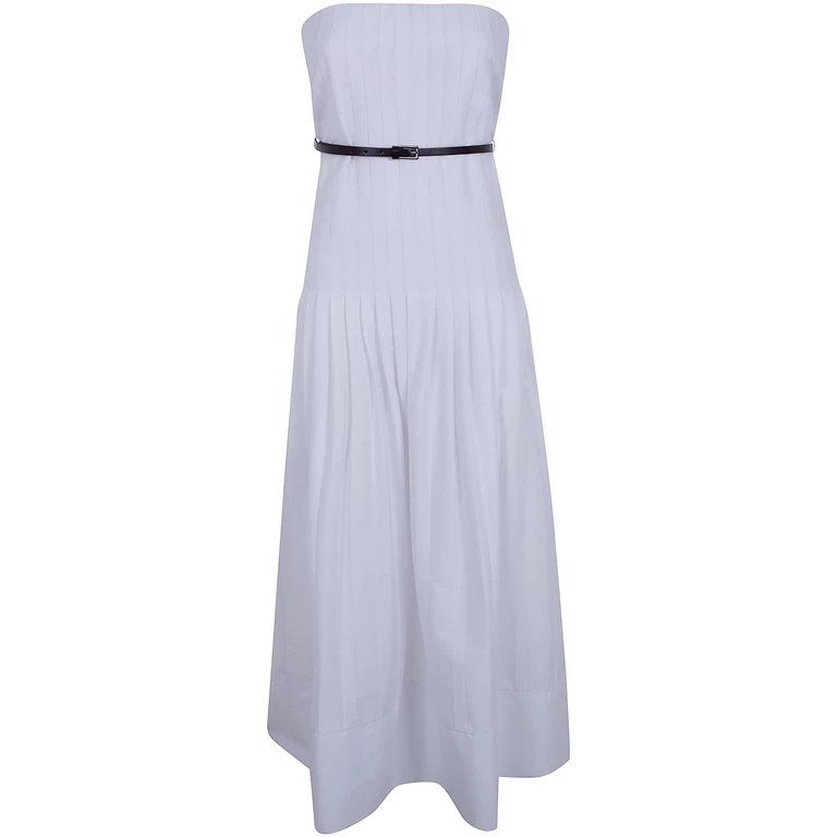 SEMICOUTURE Brassiere Popeline Cotton Dress