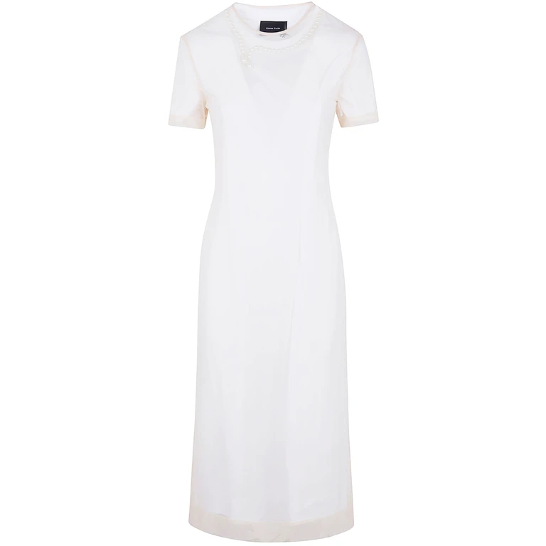 Robe Simone Rocha Layered Liquid brodée