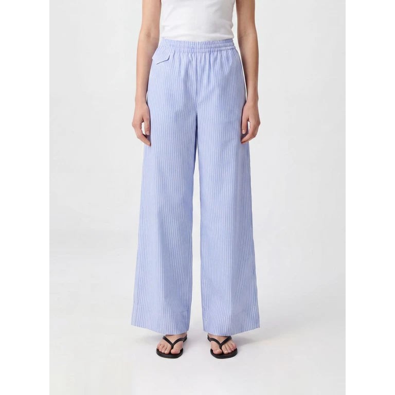 A. P.C. Striped Wide-Leg Cotton Jogging Trousers (COHNOF08515IAB)