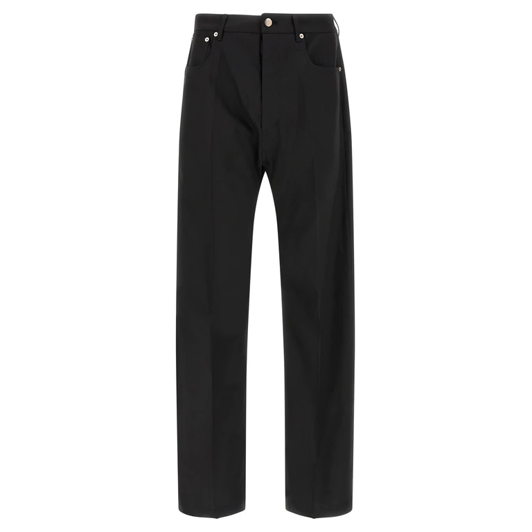 Rick Owens Black Wool Jeans Denim Clothing - Men