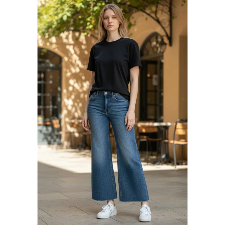 [154850-966] Womens Lucky Brand Mr Sweet Wide Leg - Self Esteem - Cut