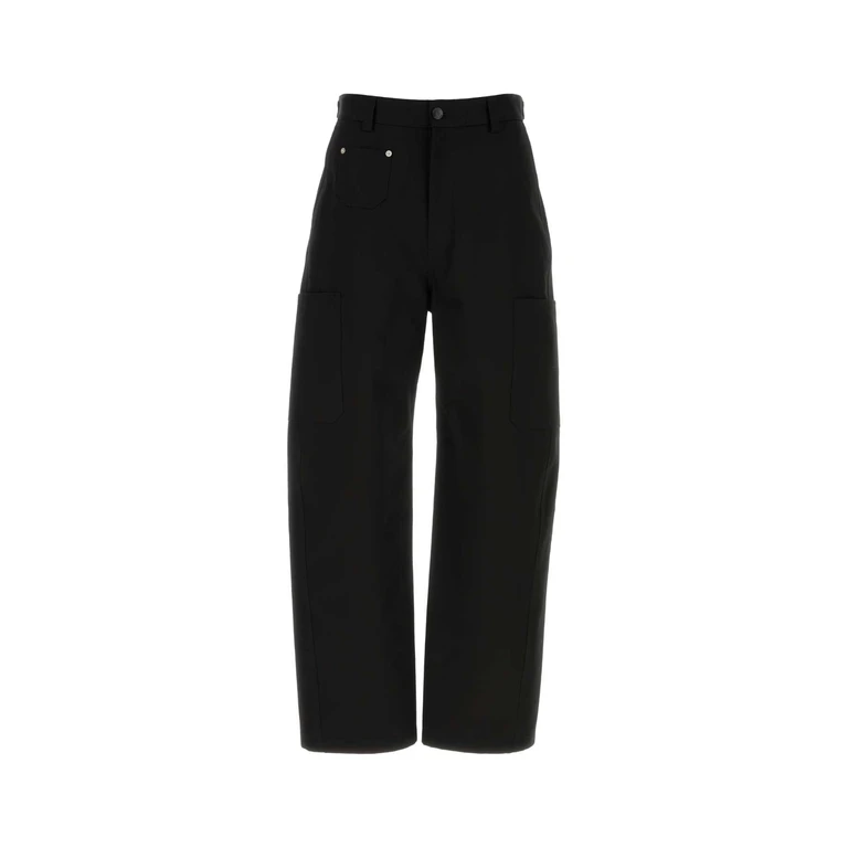Givenchy Black Cotton Cargo Pant Exterior: Pantaloni - Men