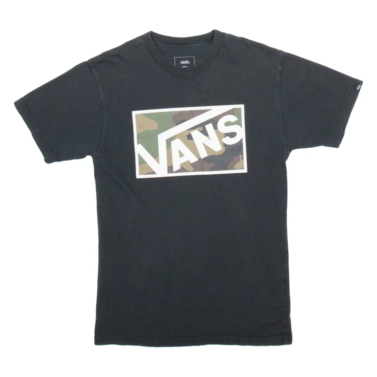 VANS Mens T-Shirt Black S
