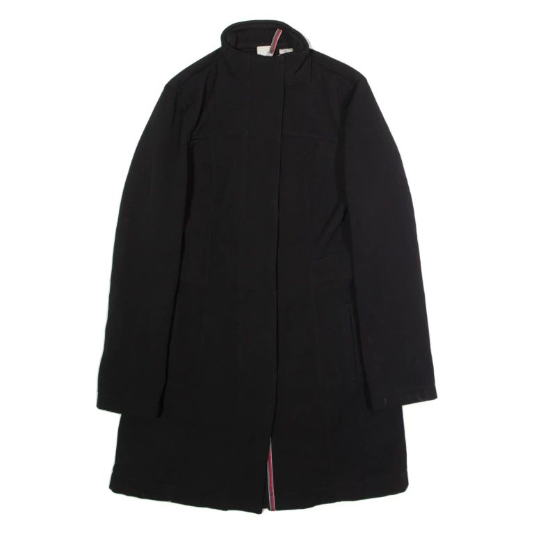 ARMANI EXCHANGE Womens Trench Coat Black S