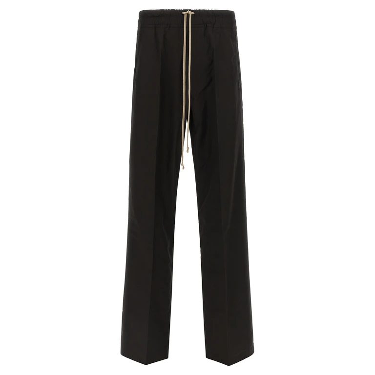 Rick Owens Black Cotton Casual Pants - Men
