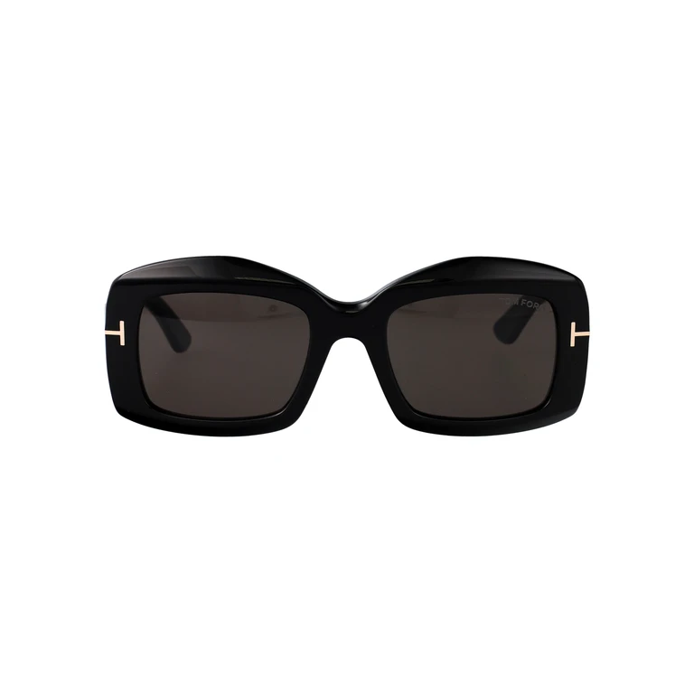 Tom Ford Ft1218 01a Nero Lucido / Fumo Acetate Sunglasses - Women