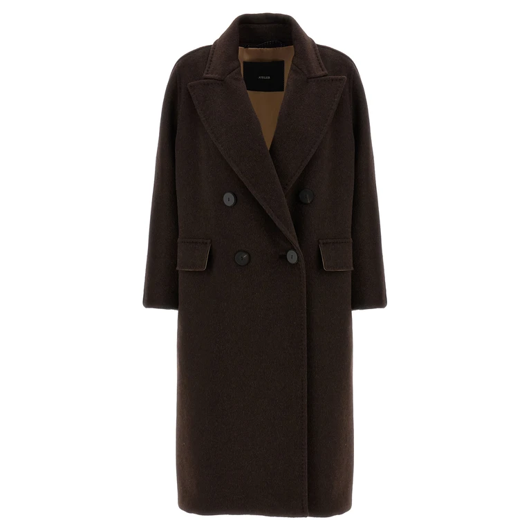 Max Mara Brown Cashmere Coat Clothing - Women