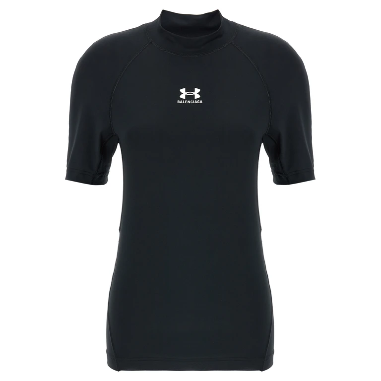 Balenciaga Black Polyester T-Shirt - Women